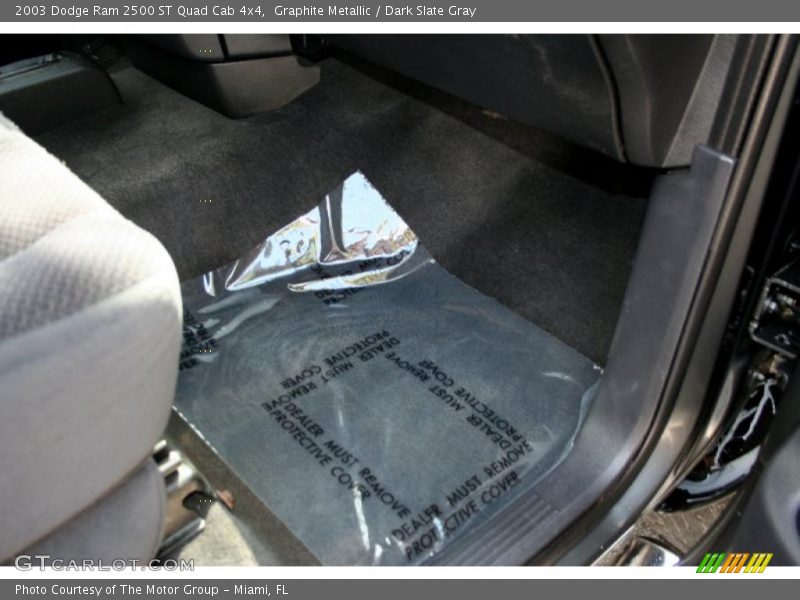 Graphite Metallic / Dark Slate Gray 2003 Dodge Ram 2500 ST Quad Cab 4x4