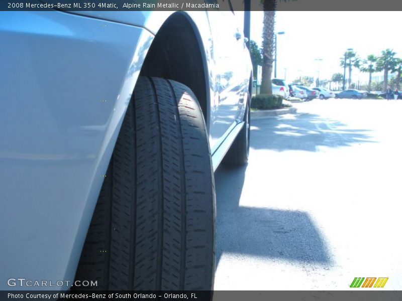Alpine Rain Metallic / Macadamia 2008 Mercedes-Benz ML 350 4Matic