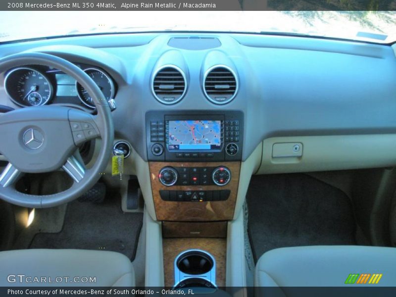 Alpine Rain Metallic / Macadamia 2008 Mercedes-Benz ML 350 4Matic
