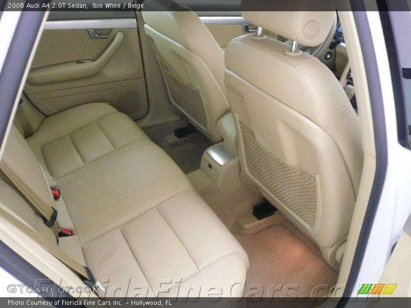 Ibis White / Beige 2008 Audi A4 2.0T Sedan