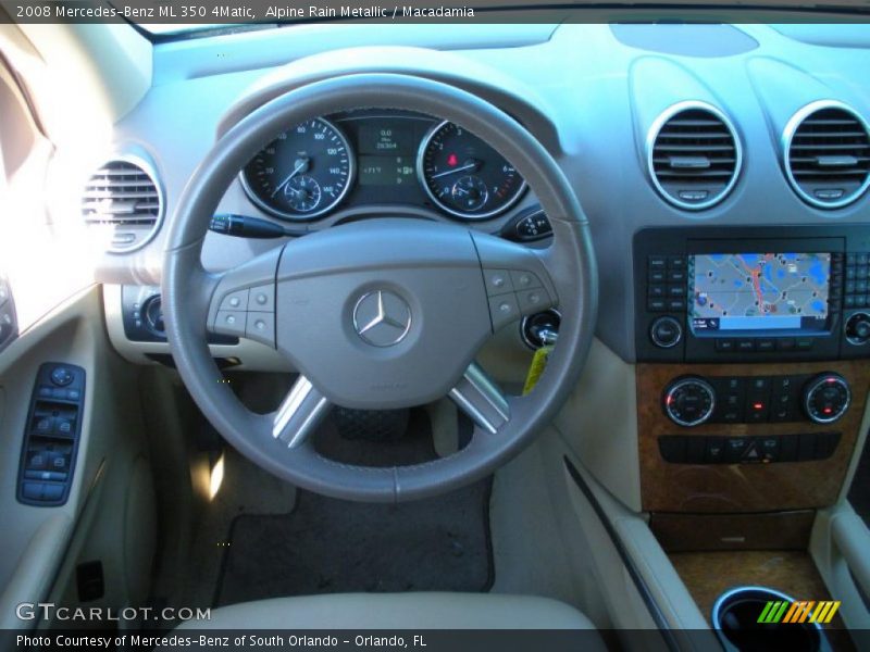 Alpine Rain Metallic / Macadamia 2008 Mercedes-Benz ML 350 4Matic