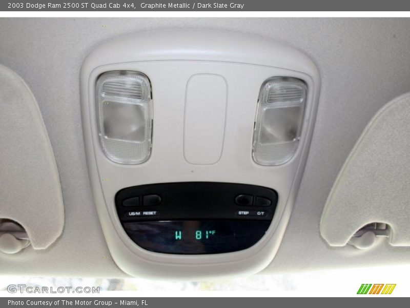 Graphite Metallic / Dark Slate Gray 2003 Dodge Ram 2500 ST Quad Cab 4x4