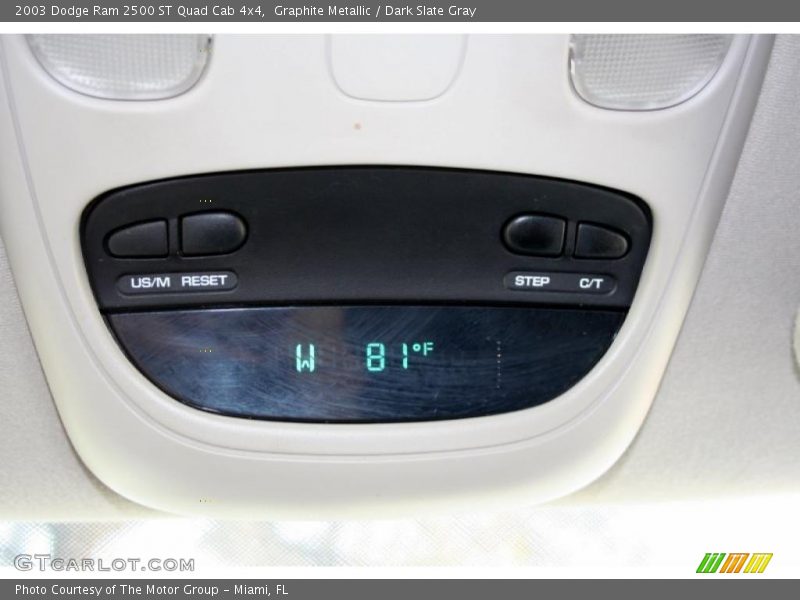 Graphite Metallic / Dark Slate Gray 2003 Dodge Ram 2500 ST Quad Cab 4x4