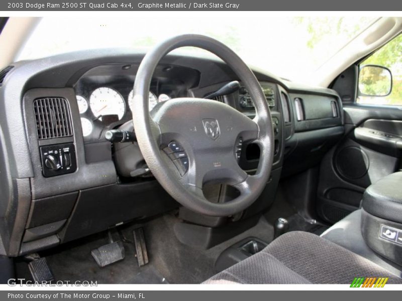 Graphite Metallic / Dark Slate Gray 2003 Dodge Ram 2500 ST Quad Cab 4x4