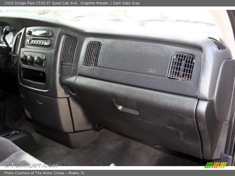 Graphite Metallic / Dark Slate Gray 2003 Dodge Ram 2500 ST Quad Cab 4x4
