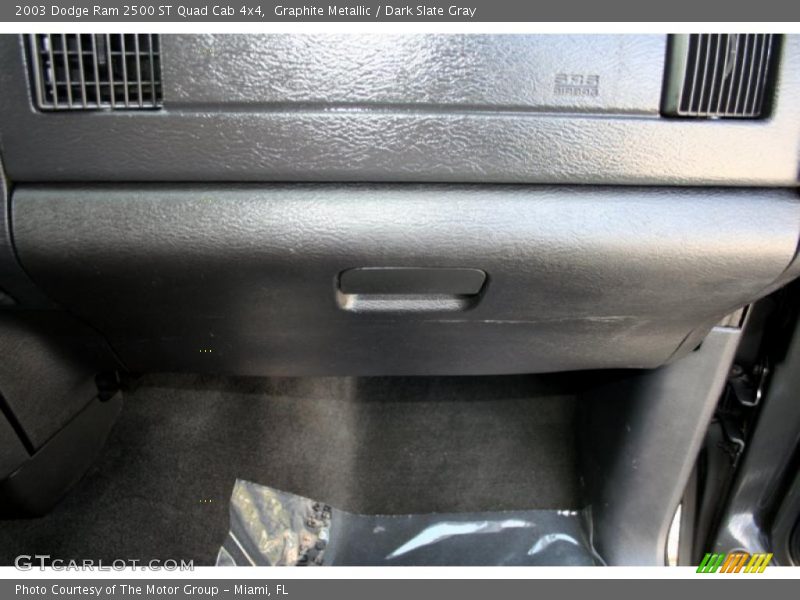 Graphite Metallic / Dark Slate Gray 2003 Dodge Ram 2500 ST Quad Cab 4x4
