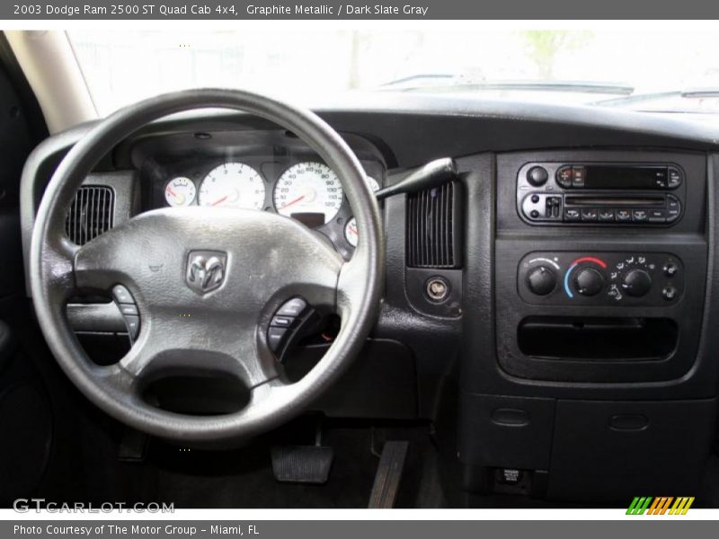 Graphite Metallic / Dark Slate Gray 2003 Dodge Ram 2500 ST Quad Cab 4x4