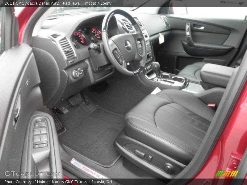  2011 Acadia Denali AWD Ebony Interior