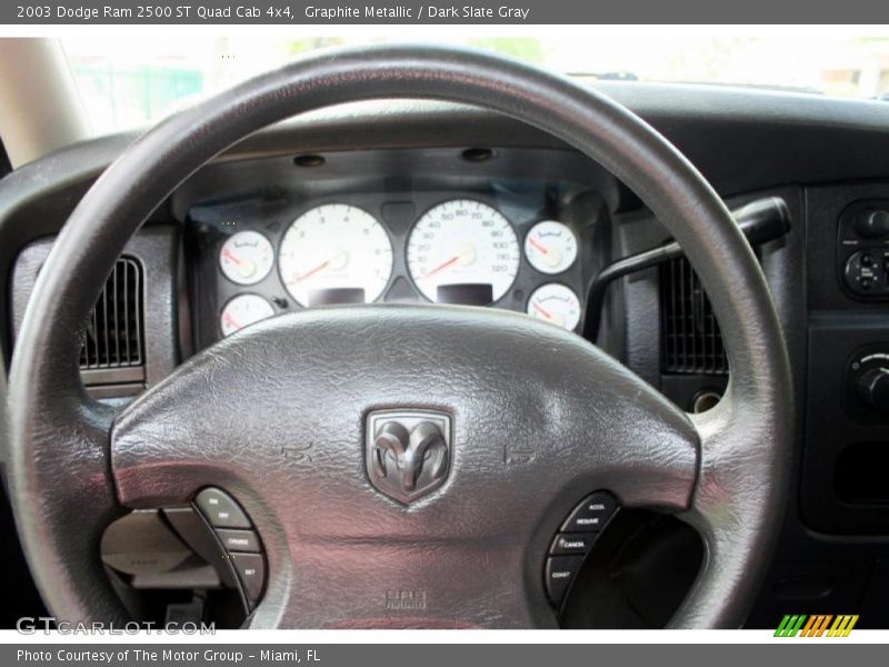 Graphite Metallic / Dark Slate Gray 2003 Dodge Ram 2500 ST Quad Cab 4x4
