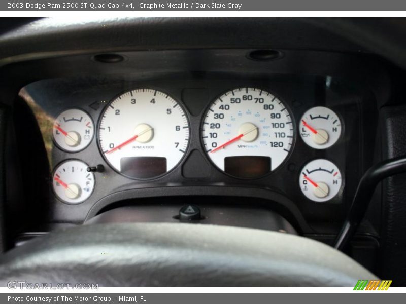 Graphite Metallic / Dark Slate Gray 2003 Dodge Ram 2500 ST Quad Cab 4x4