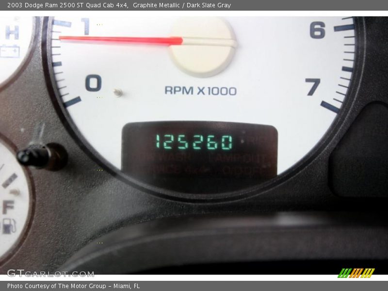 Graphite Metallic / Dark Slate Gray 2003 Dodge Ram 2500 ST Quad Cab 4x4