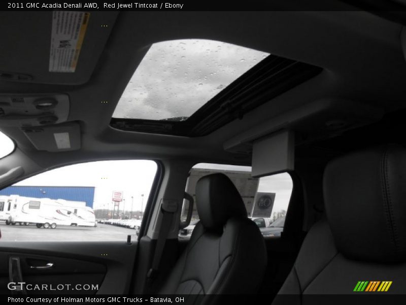 Red Jewel Tintcoat / Ebony 2011 GMC Acadia Denali AWD