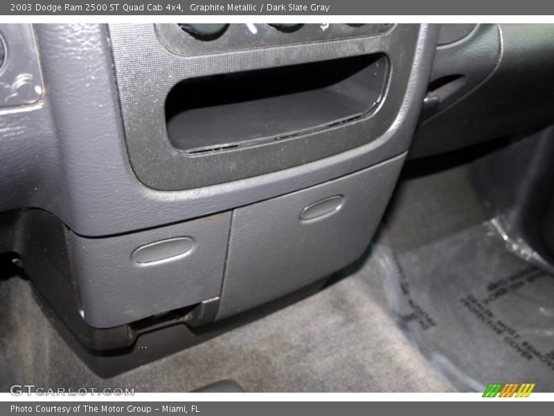 Graphite Metallic / Dark Slate Gray 2003 Dodge Ram 2500 ST Quad Cab 4x4