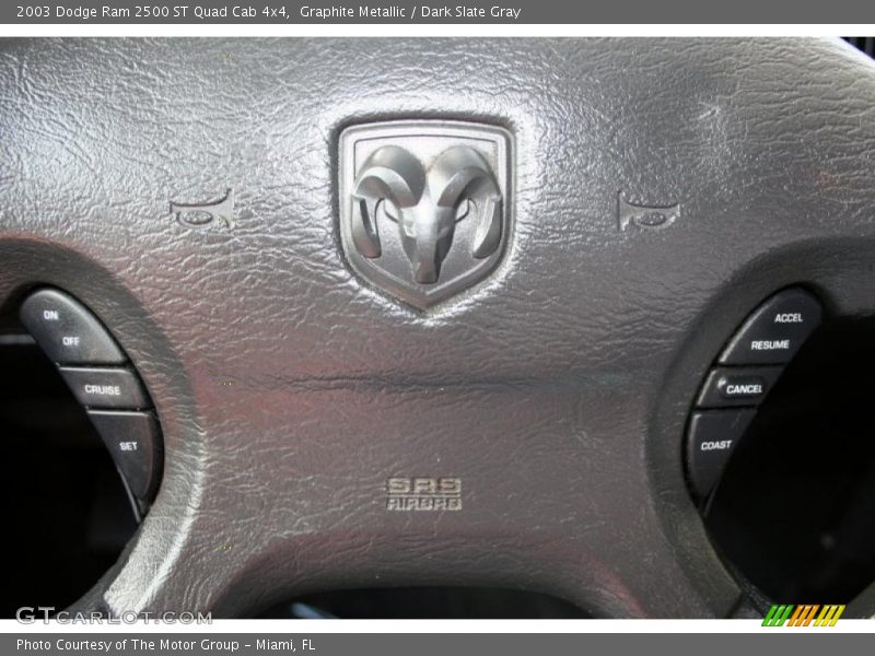 Graphite Metallic / Dark Slate Gray 2003 Dodge Ram 2500 ST Quad Cab 4x4