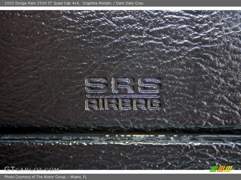 Graphite Metallic / Dark Slate Gray 2003 Dodge Ram 2500 ST Quad Cab 4x4