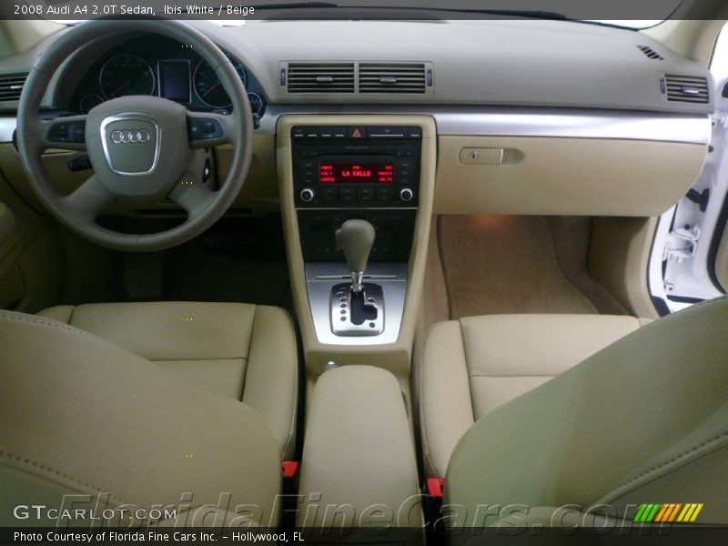 Ibis White / Beige 2008 Audi A4 2.0T Sedan