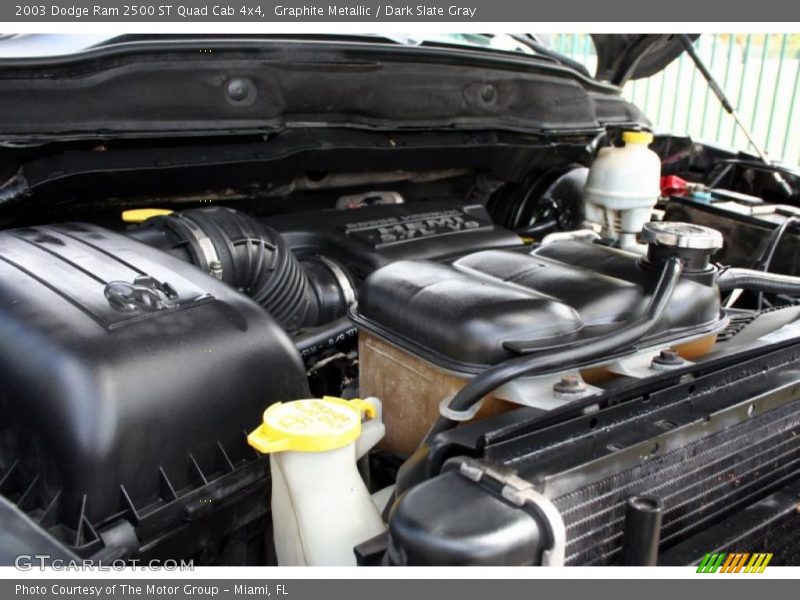 Graphite Metallic / Dark Slate Gray 2003 Dodge Ram 2500 ST Quad Cab 4x4