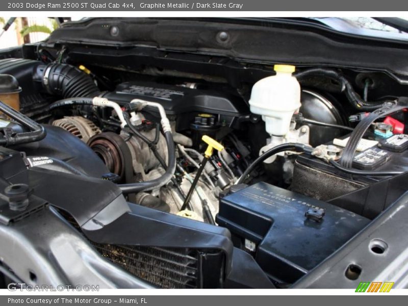 Graphite Metallic / Dark Slate Gray 2003 Dodge Ram 2500 ST Quad Cab 4x4