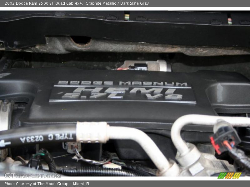 Graphite Metallic / Dark Slate Gray 2003 Dodge Ram 2500 ST Quad Cab 4x4