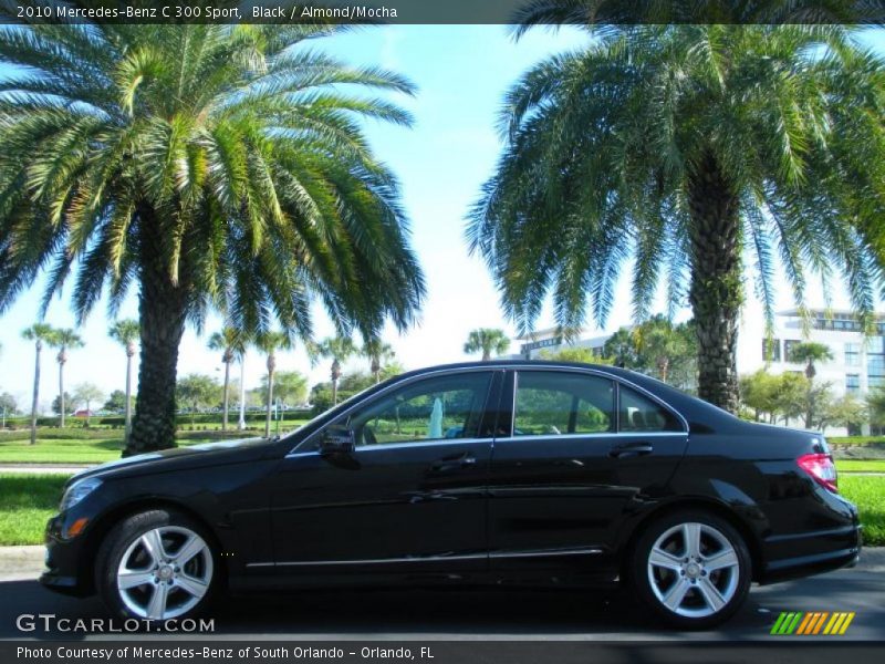 Black / Almond/Mocha 2010 Mercedes-Benz C 300 Sport