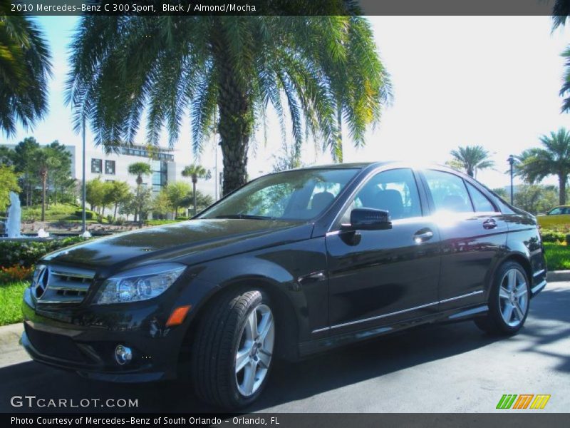Black / Almond/Mocha 2010 Mercedes-Benz C 300 Sport