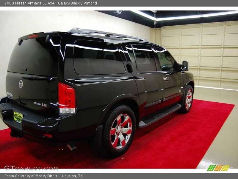 Galaxy Black / Almond 2008 Nissan Armada LE 4x4