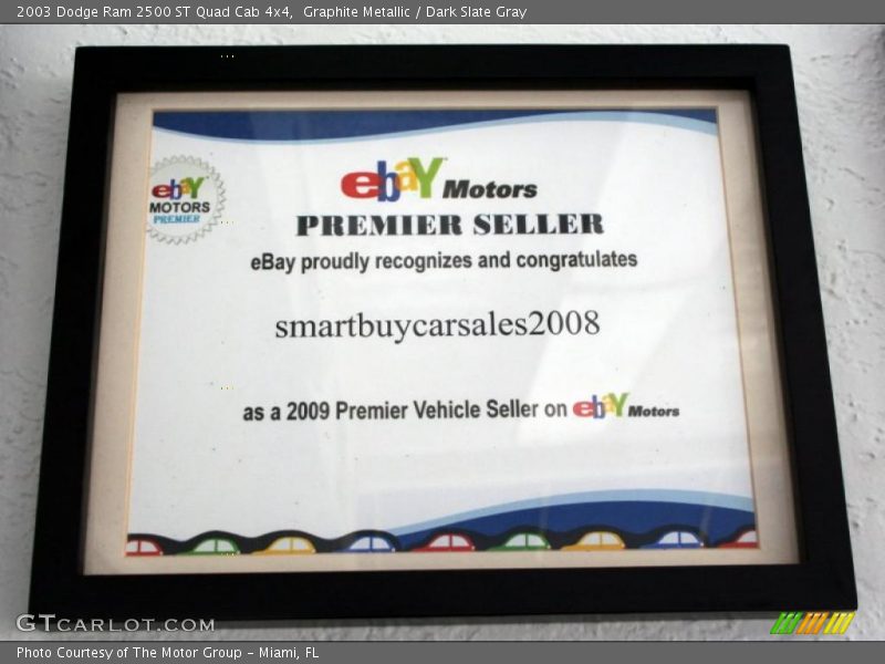 Graphite Metallic / Dark Slate Gray 2003 Dodge Ram 2500 ST Quad Cab 4x4