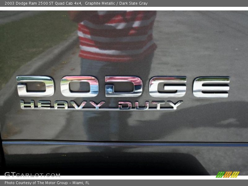 Graphite Metallic / Dark Slate Gray 2003 Dodge Ram 2500 ST Quad Cab 4x4