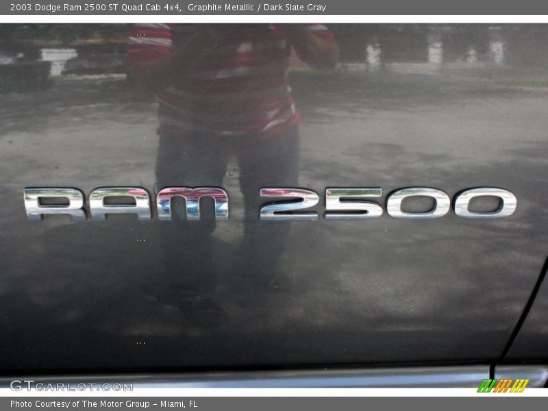 Graphite Metallic / Dark Slate Gray 2003 Dodge Ram 2500 ST Quad Cab 4x4