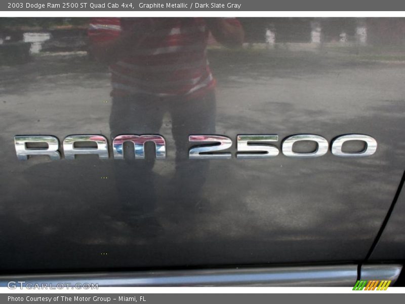 Graphite Metallic / Dark Slate Gray 2003 Dodge Ram 2500 ST Quad Cab 4x4