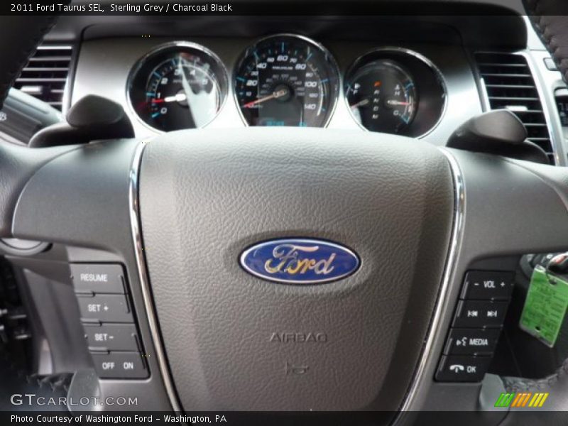 Sterling Grey / Charcoal Black 2011 Ford Taurus SEL