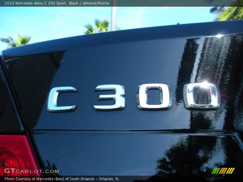 Black / Almond/Mocha 2010 Mercedes-Benz C 300 Sport