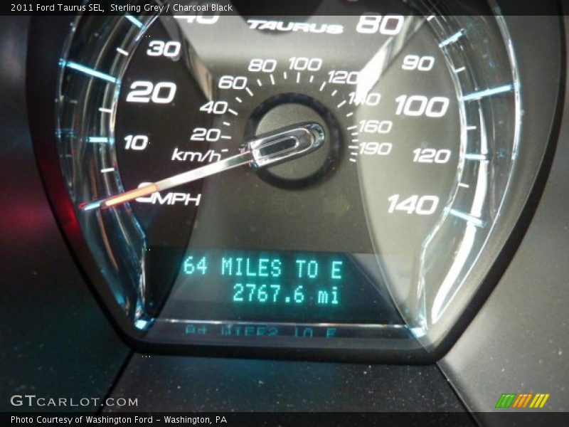 Sterling Grey / Charcoal Black 2011 Ford Taurus SEL
