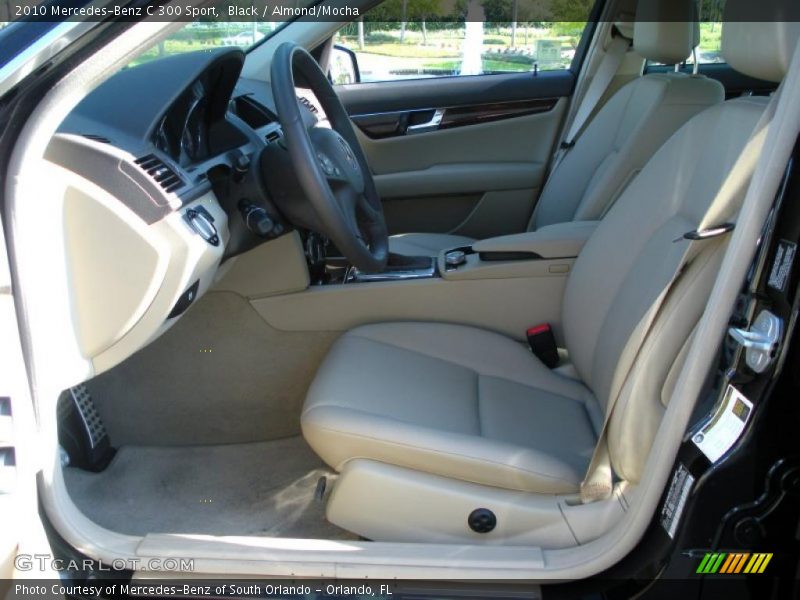 Black / Almond/Mocha 2010 Mercedes-Benz C 300 Sport