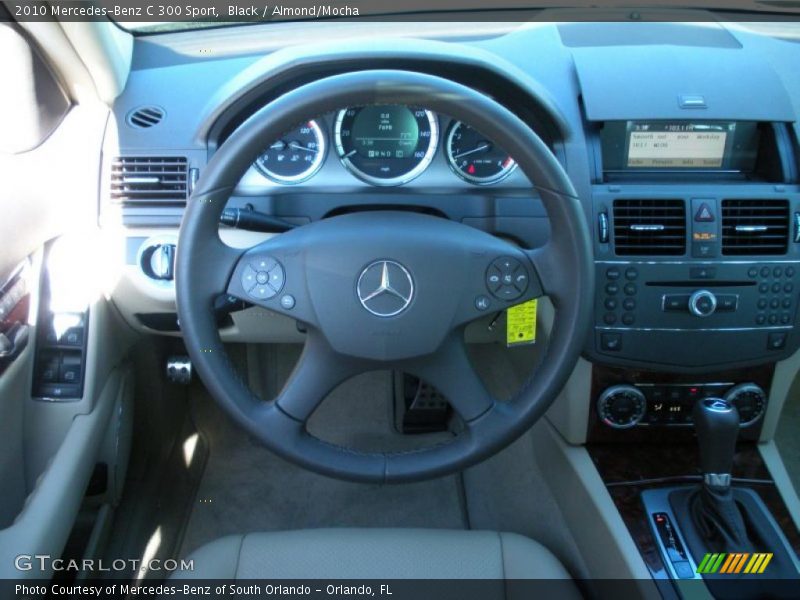 Black / Almond/Mocha 2010 Mercedes-Benz C 300 Sport