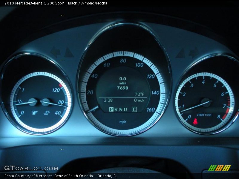 Black / Almond/Mocha 2010 Mercedes-Benz C 300 Sport