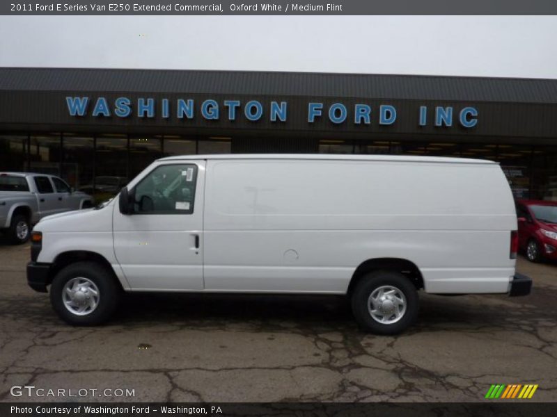 Oxford White / Medium Flint 2011 Ford E Series Van E250 Extended Commercial