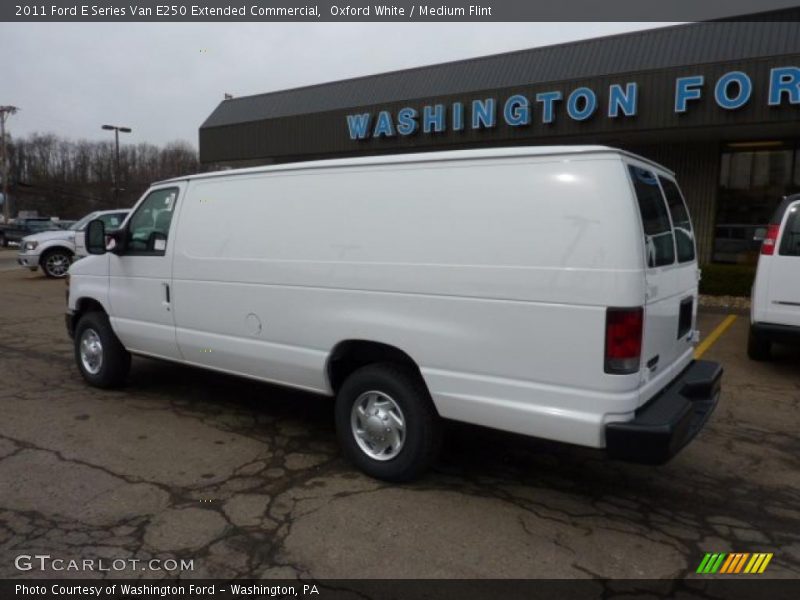 Oxford White / Medium Flint 2011 Ford E Series Van E250 Extended Commercial