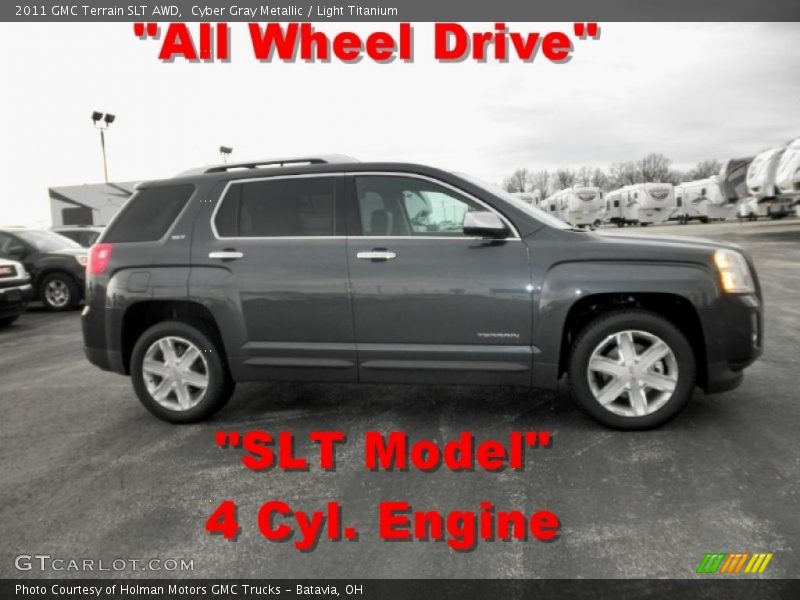 Cyber Gray Metallic / Light Titanium 2011 GMC Terrain SLT AWD