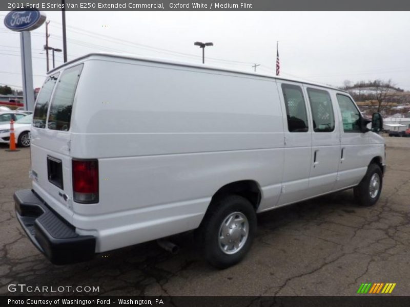 Oxford White / Medium Flint 2011 Ford E Series Van E250 Extended Commercial