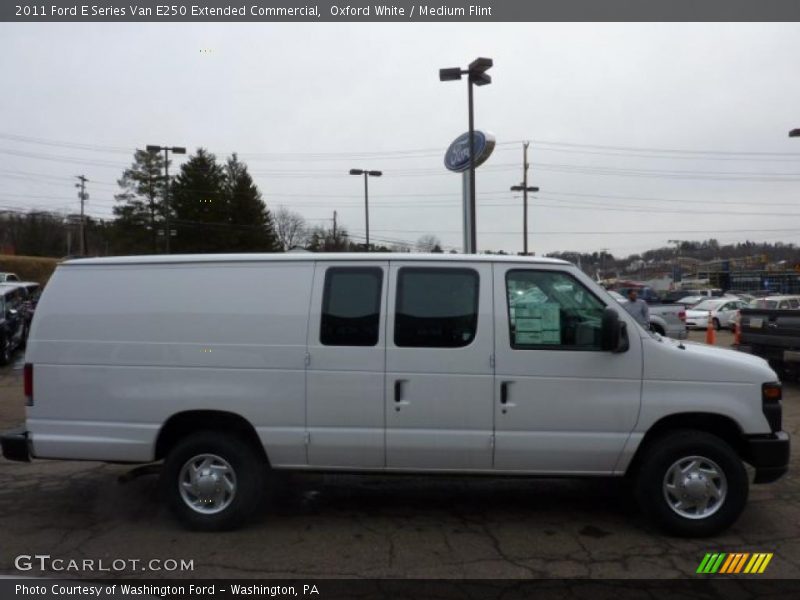 Oxford White / Medium Flint 2011 Ford E Series Van E250 Extended Commercial