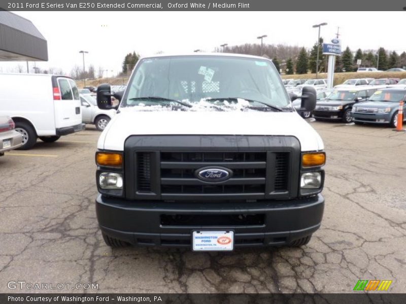 Oxford White / Medium Flint 2011 Ford E Series Van E250 Extended Commercial