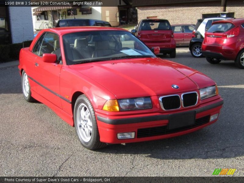 Front 3/4 View of 1998 3 Series 328i Convertible