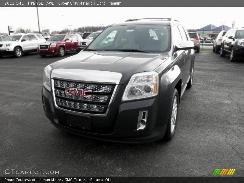 Cyber Gray Metallic / Light Titanium 2011 GMC Terrain SLT AWD