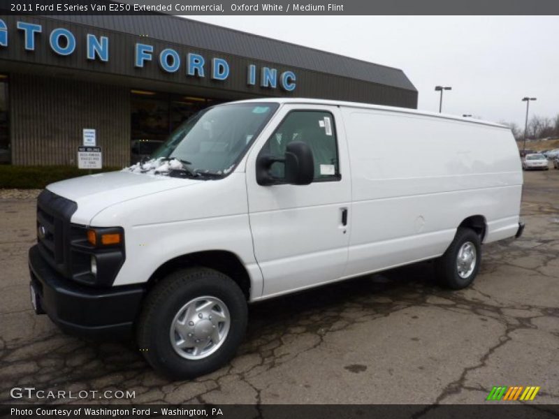 Front 3/4 View of 2011 E Series Van E250 Extended Commercial