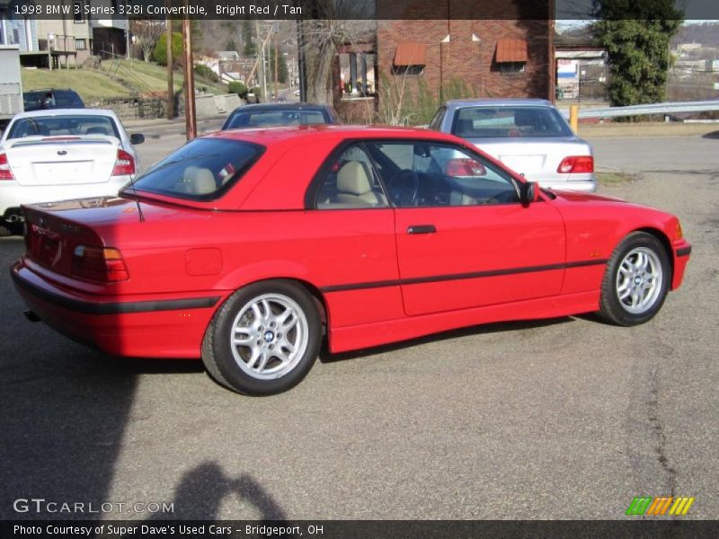 Bright Red / Tan 1998 BMW 3 Series 328i Convertible
