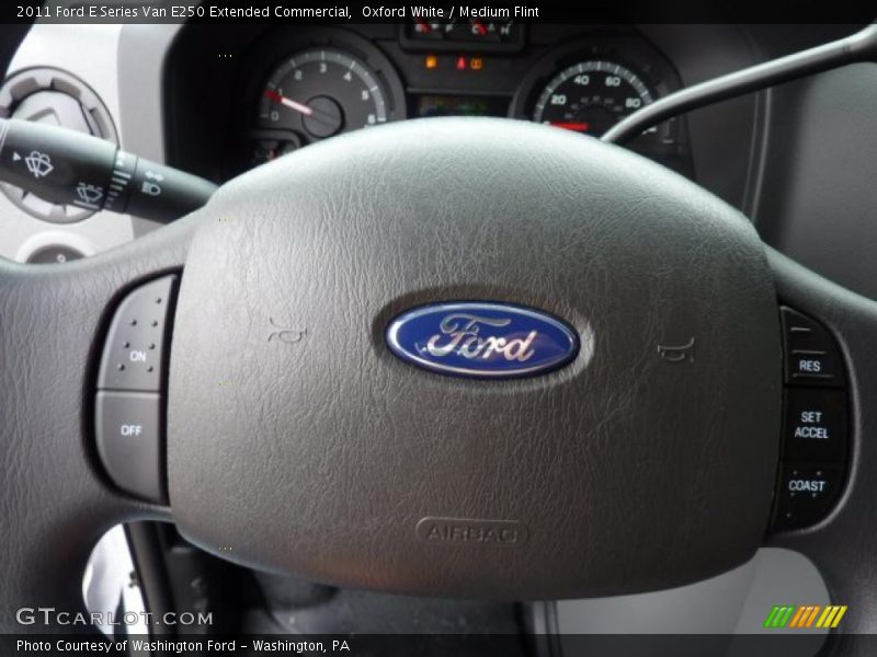 Oxford White / Medium Flint 2011 Ford E Series Van E250 Extended Commercial
