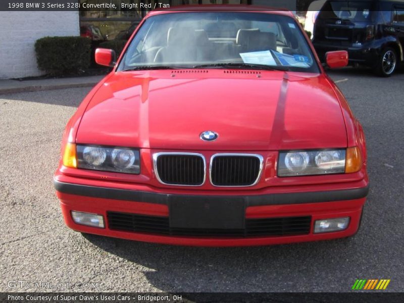Bright Red / Tan 1998 BMW 3 Series 328i Convertible