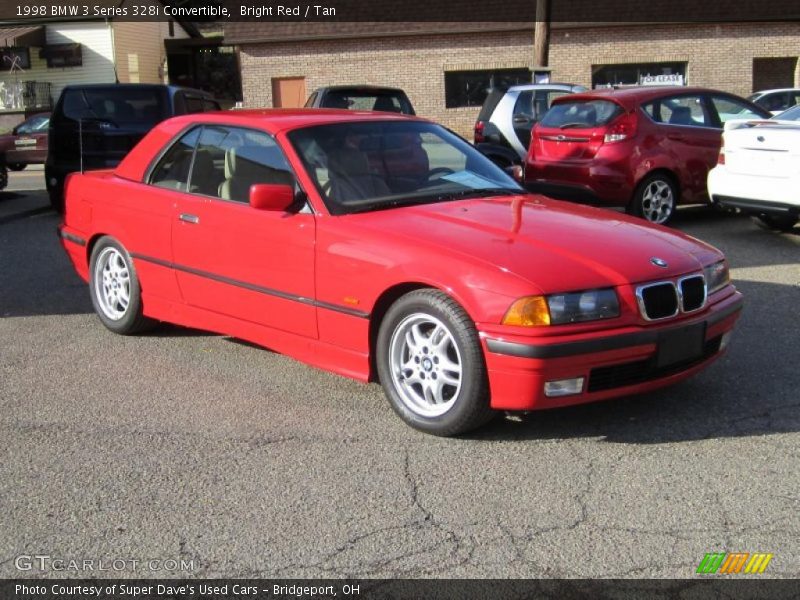 Front 3/4 View of 1998 3 Series 328i Convertible