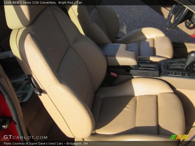 Bright Red / Tan 1998 BMW 3 Series 328i Convertible